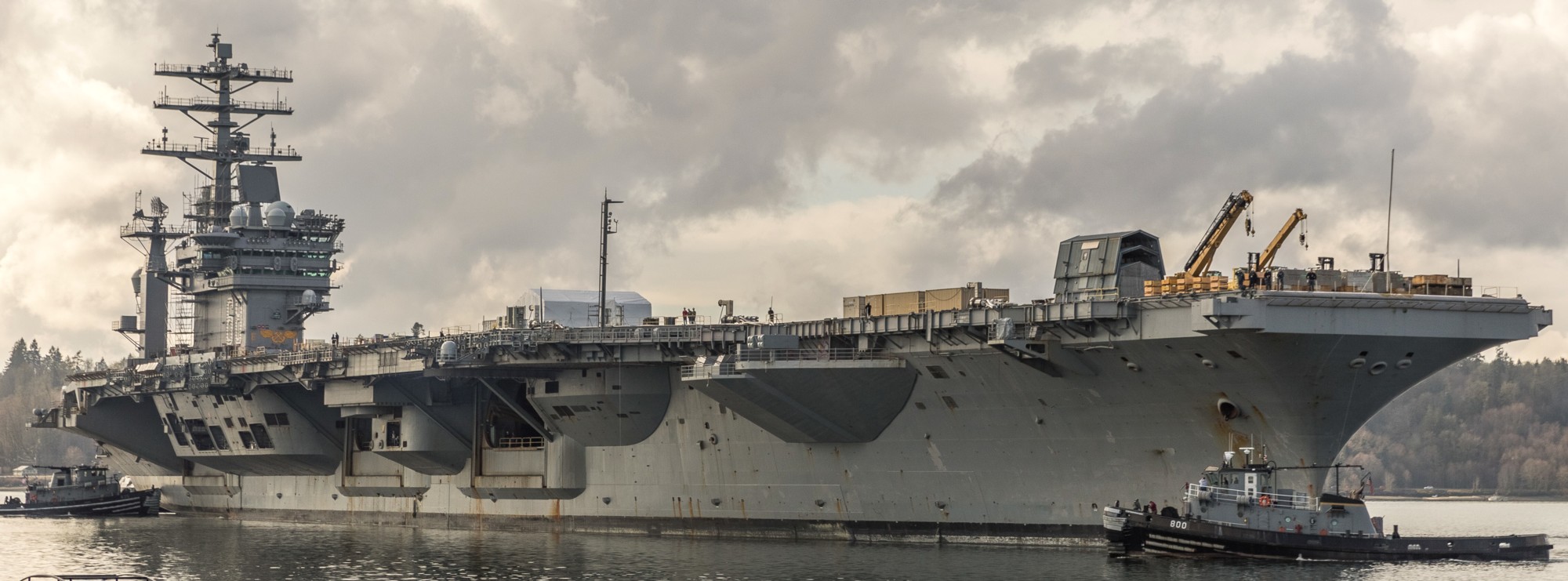 cvn-68 uss nimitz aircraft carrier us navy puget sound naval shipyard intermediate maintenance facility dpia 234