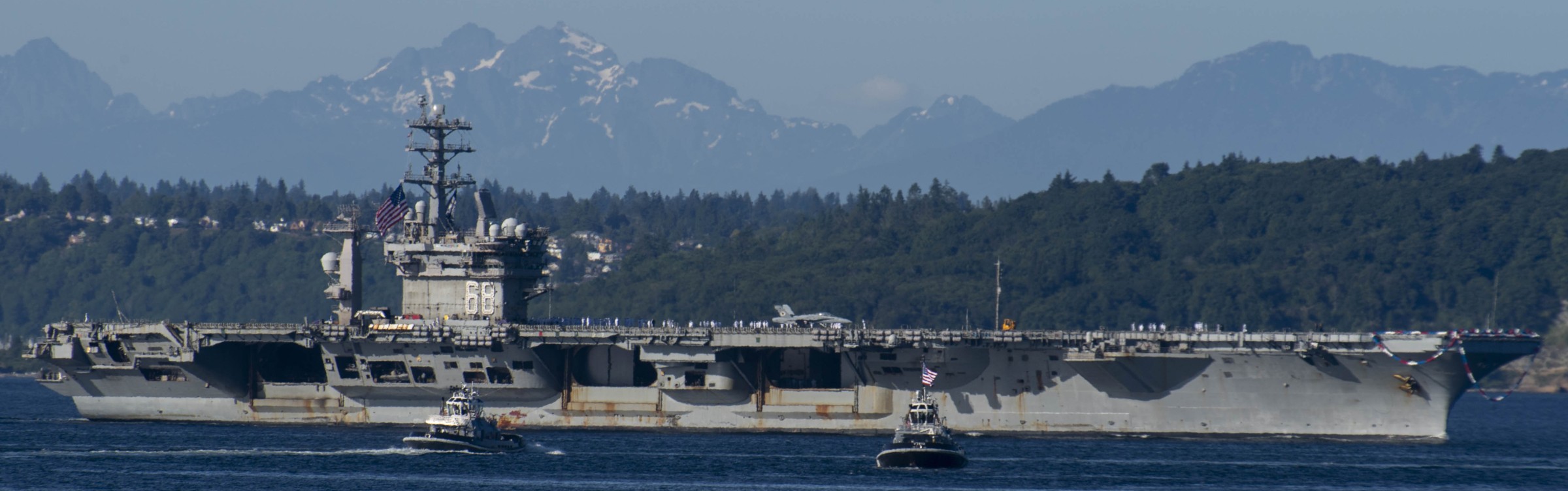 cvn-68 uss nimitz aircraft carrier us navy returning naval base kitsap bremerton washington 298