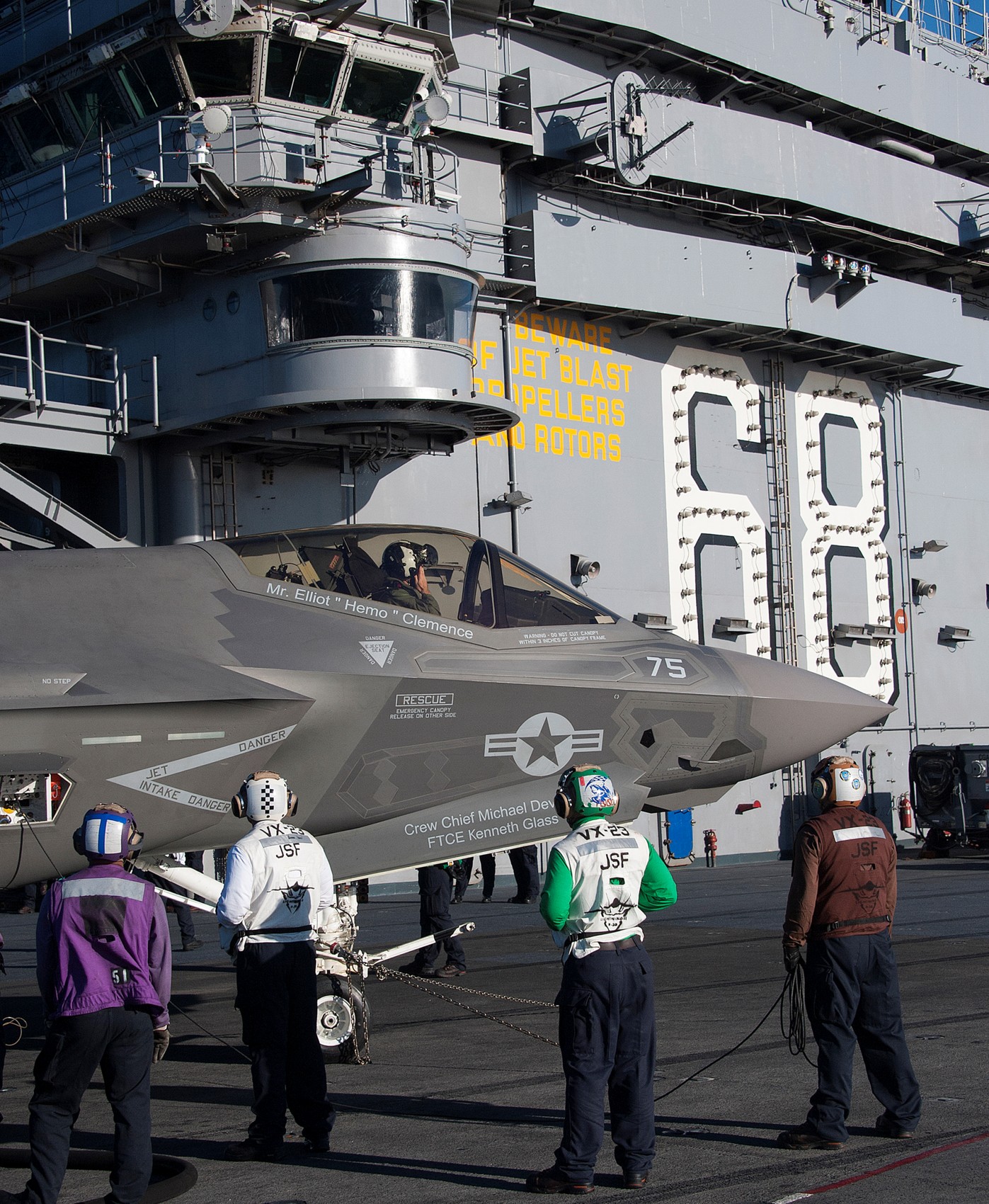 cvn-68 uss nimitz aircraft carrier us navy lockheed martin f-35c lightning ii 70p