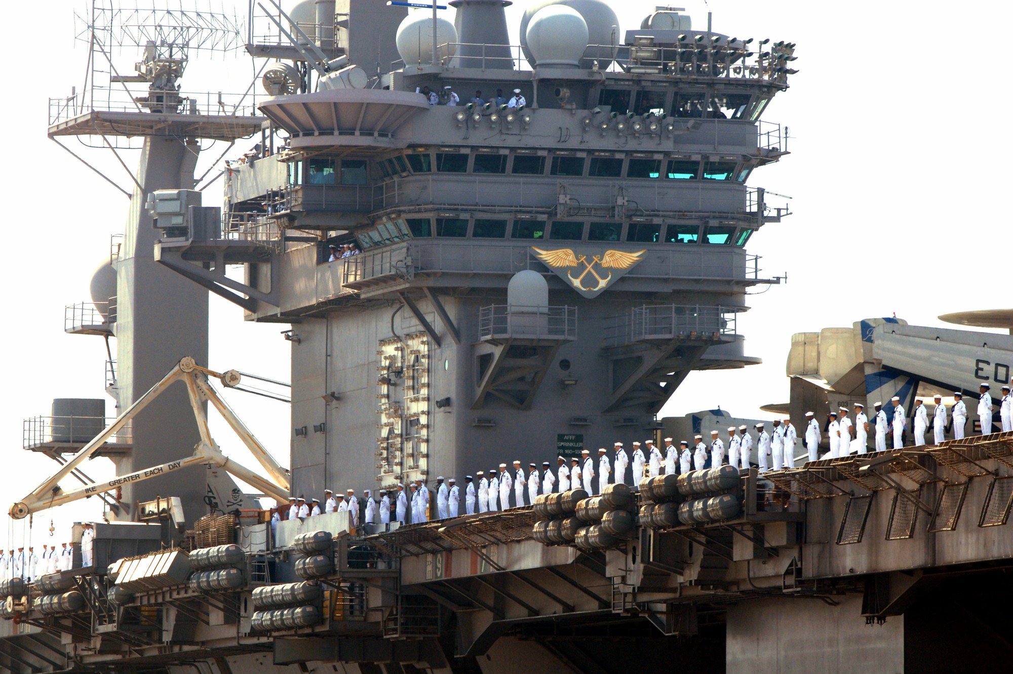 uss dwight d. eisenhower cvn-69 aircraft carrier 2009 171 mayport florida