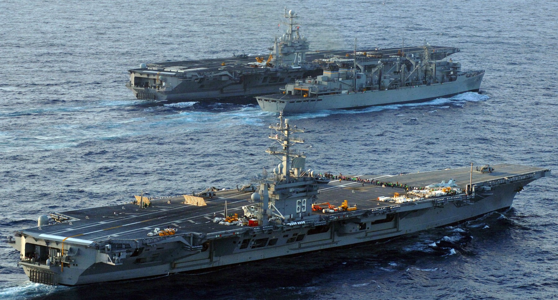 cvn-69 uss dwight d. eisenhower aircraft carrier us navy 218