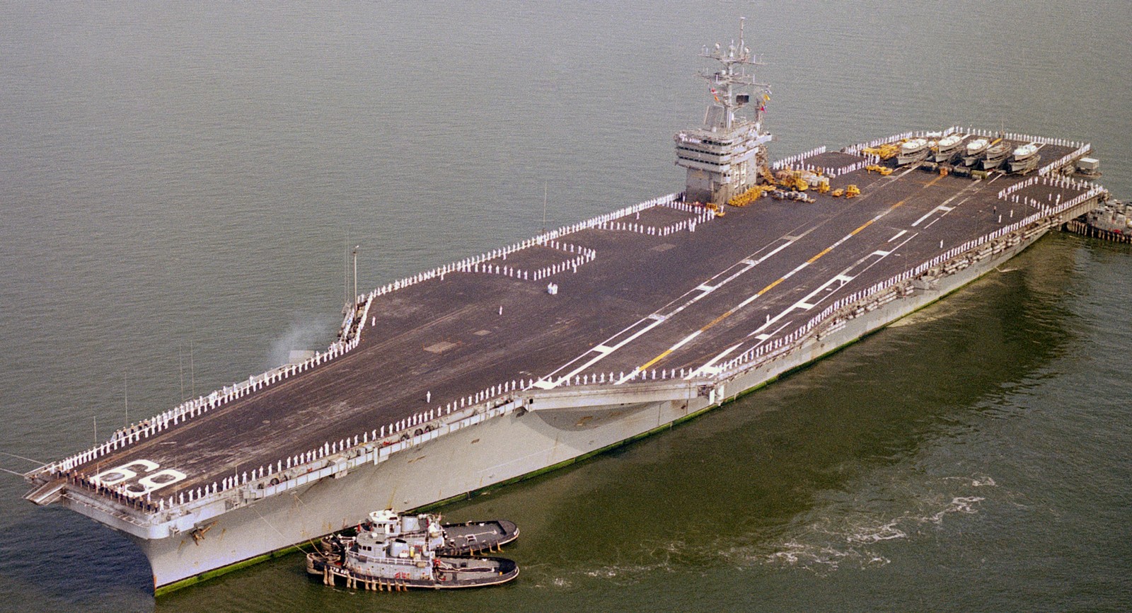 cvn-69 uss dwight d. eisenhower aircraft carrier us navy 296