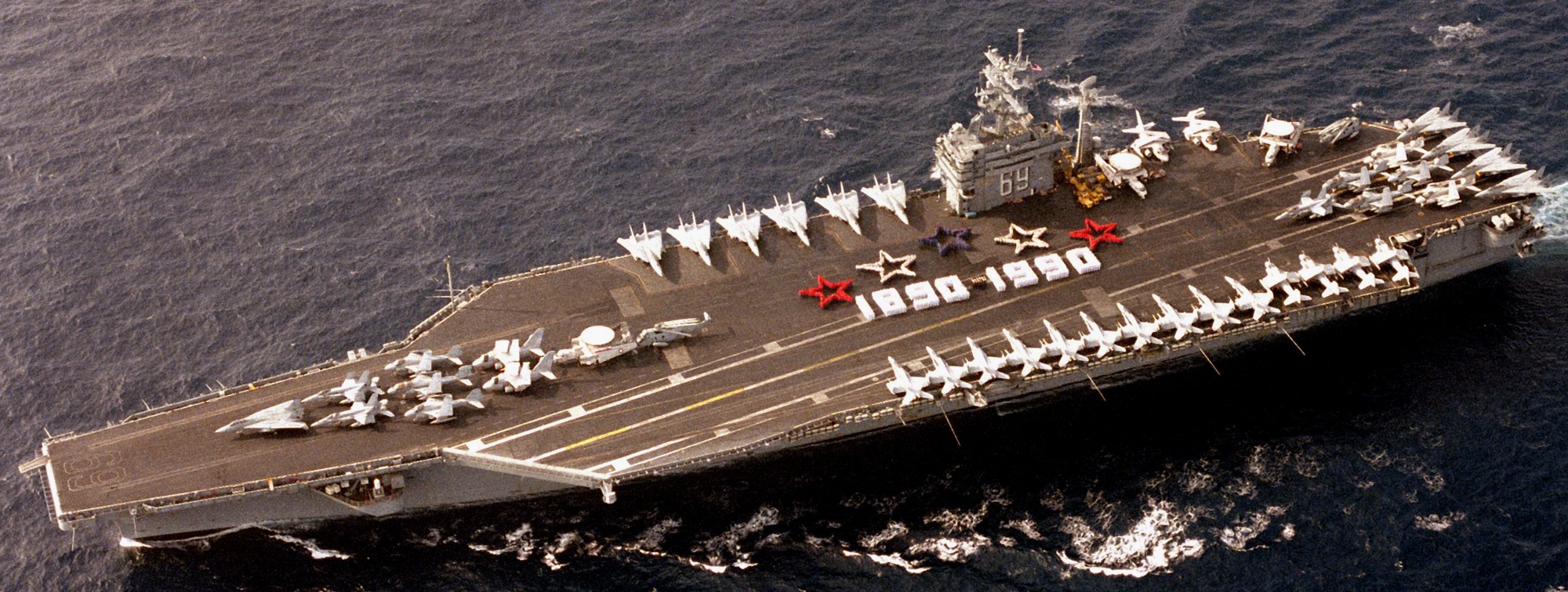 cvn-69 uss dwight d. eisenhower aircraft carrier air wing cvw-7 us navy 353