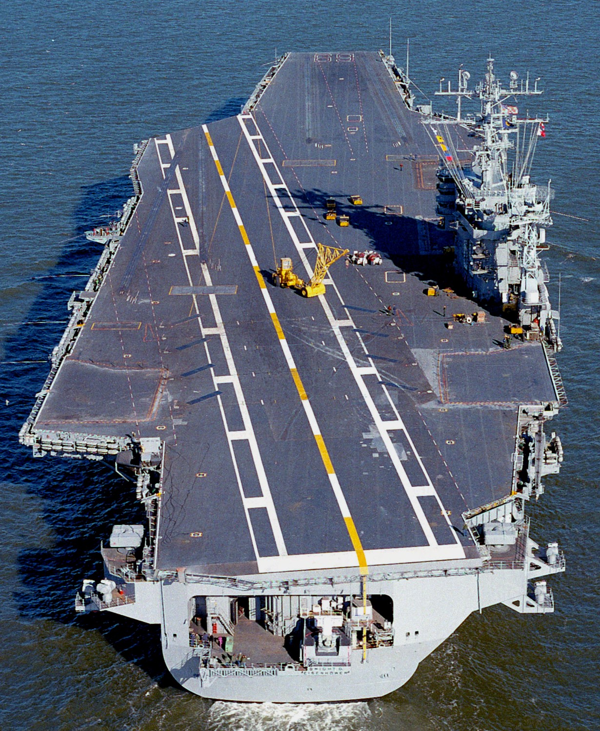 cvn-69 uss dwight d. eisenhower aircraft carrier us navy 356