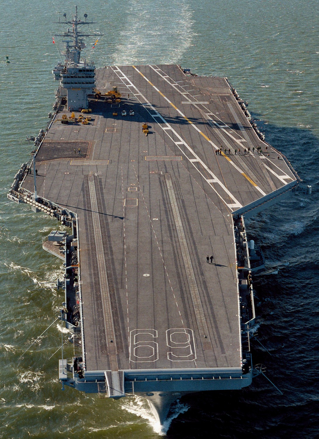 cvn-69 uss dwight d. eisenhower aircraft carrier us navy 357