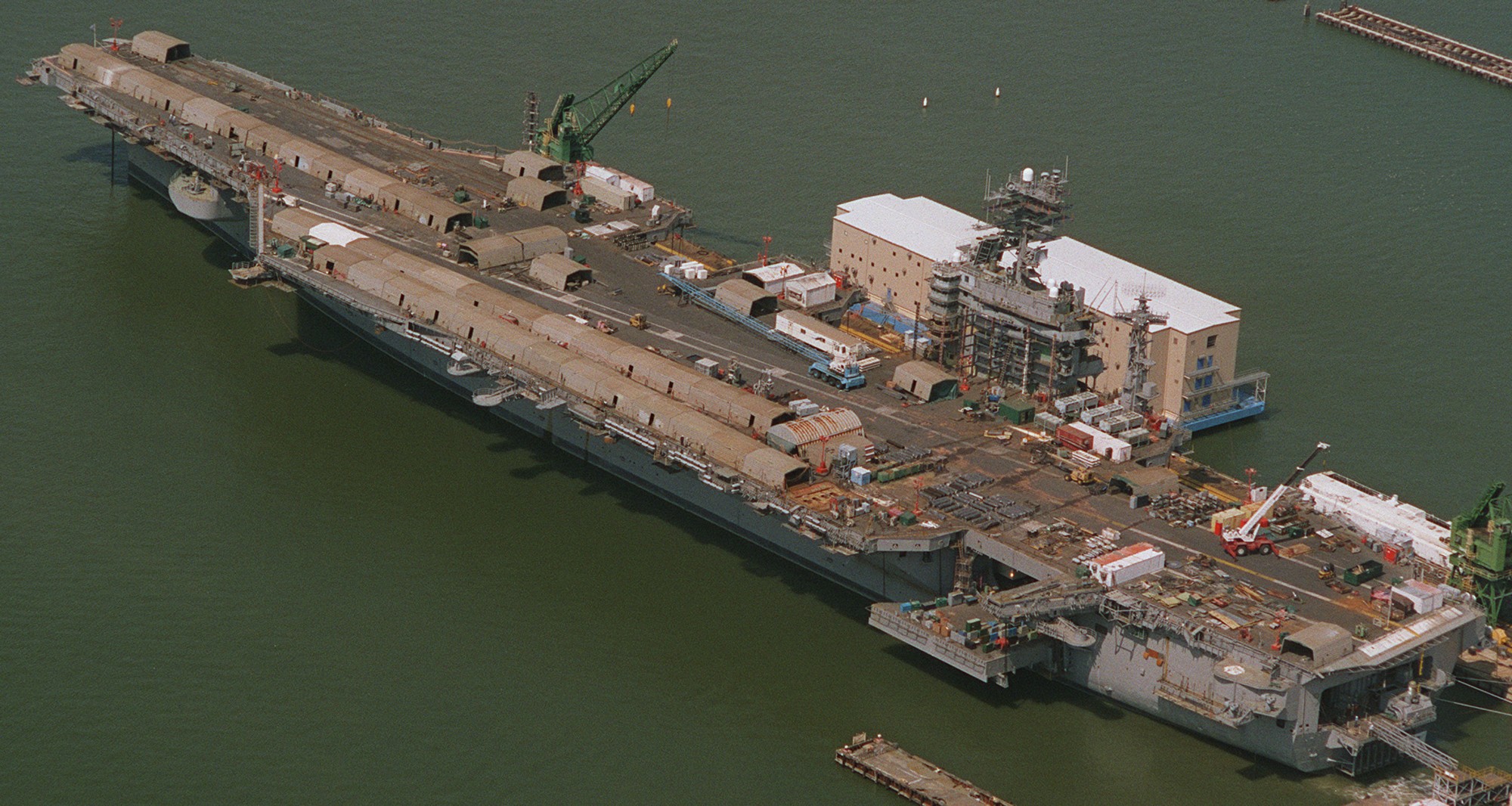 cvn-69 uss dwight d. eisenhower aircraft carrier us navy newport news complex overhaul coh 371
