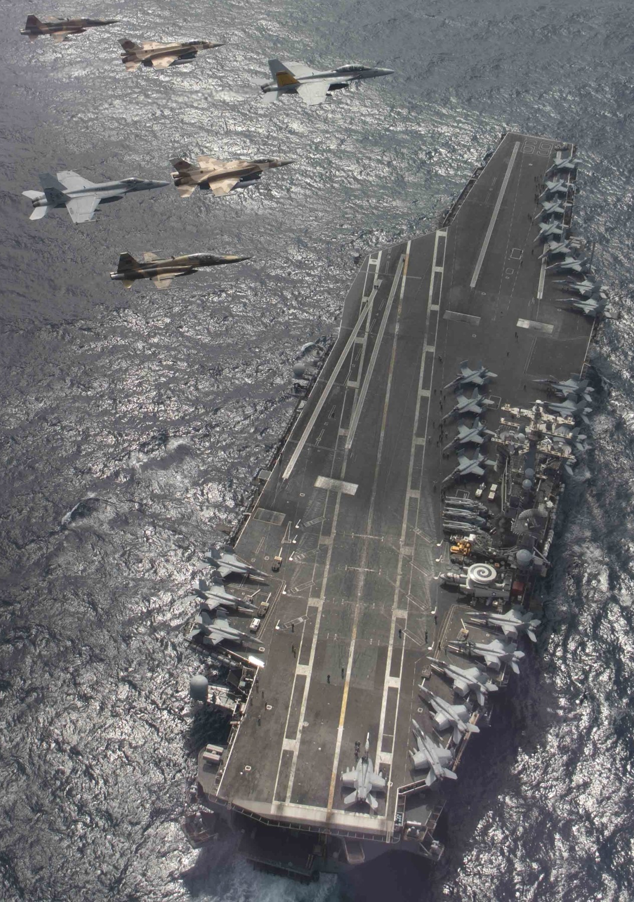 cvn-69 uss dwight d. eisenhower aircraft carrier air wing cvw-3 us navy atlantic ocean 480