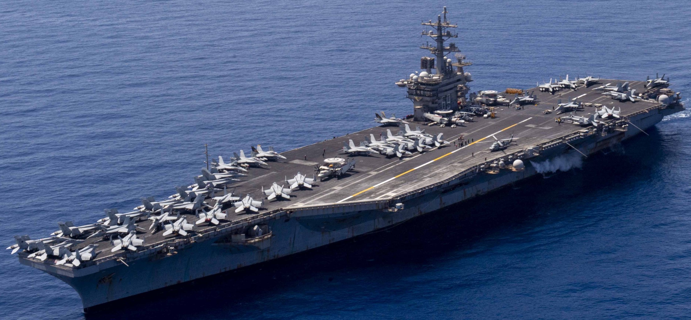  uss dwight d. eisenhower cvn-69 aircraft carrier air wing cvw-3 mediterranean sea 2024 528