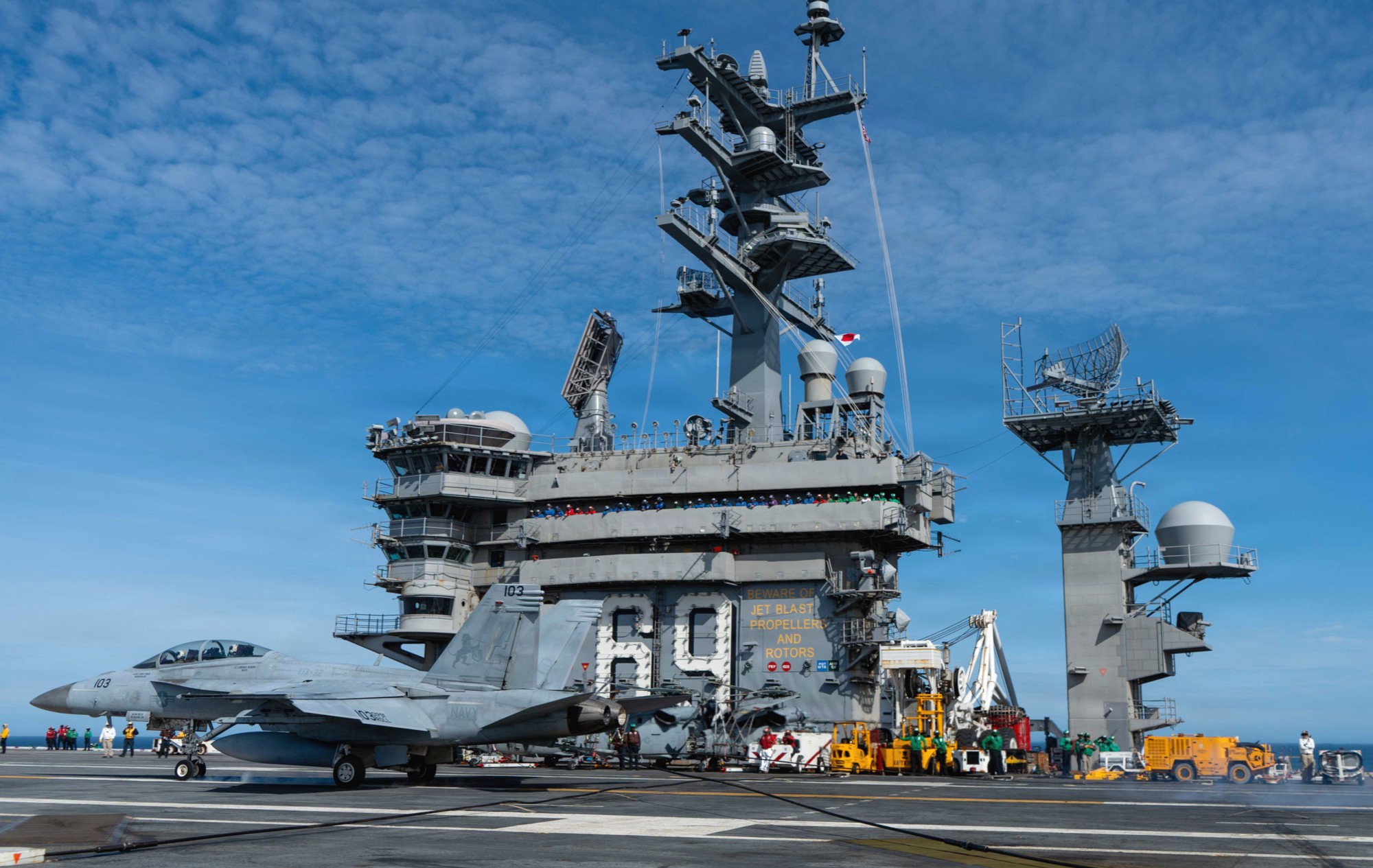 uss dwight d. eisenhower cvn-69 aircraft carrier flight deck certifications 2026 532