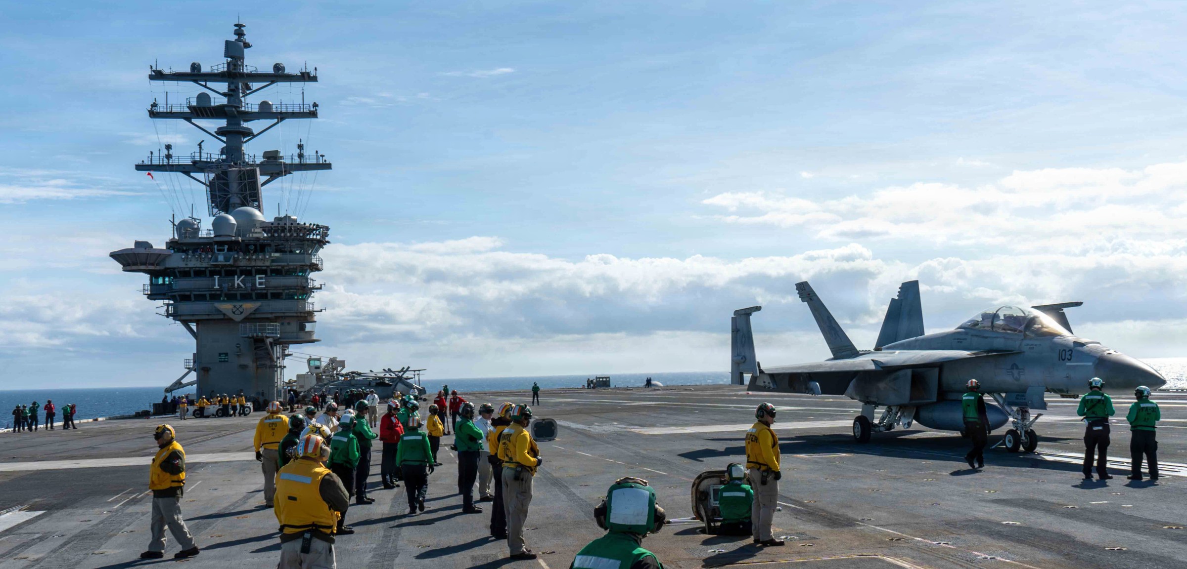uss dwight d. eisenhower cvn-69 aircraft carrier flight deck certifications may 2026 533