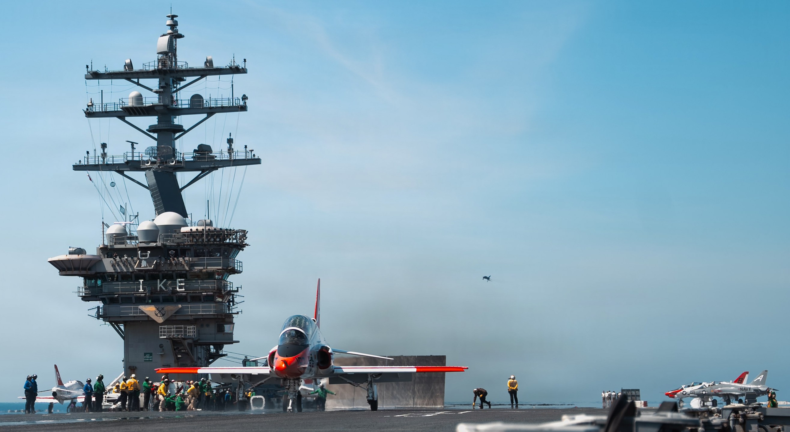 uss dwight d. eisenhower cvn-69 aircraft carrier carrier qualifications t-45c goshawk 2026 534