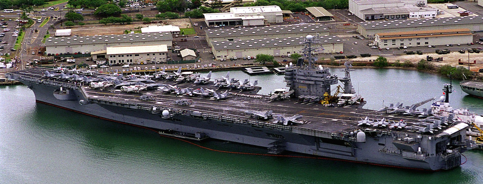 cvn-70 uss carl vinson nimitz class aircraft carrier air wing cvw-11 us navy pearl harbor hawaii 89