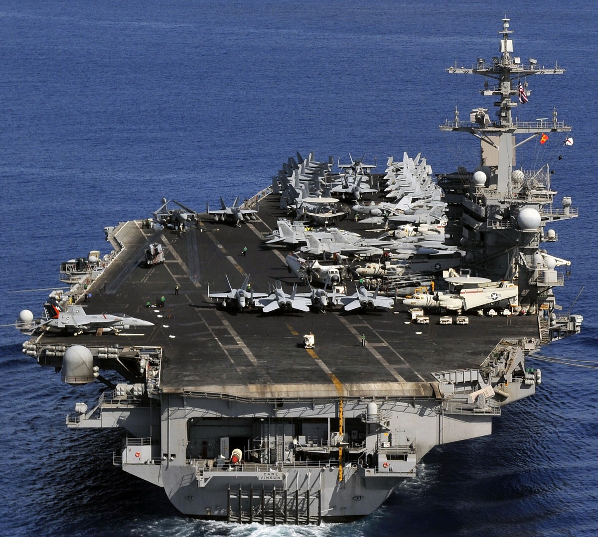 cvn-70 uss carl vinson nimitz class aircraft carrier air wing cvw-17 us navy malabar indian ocean 197