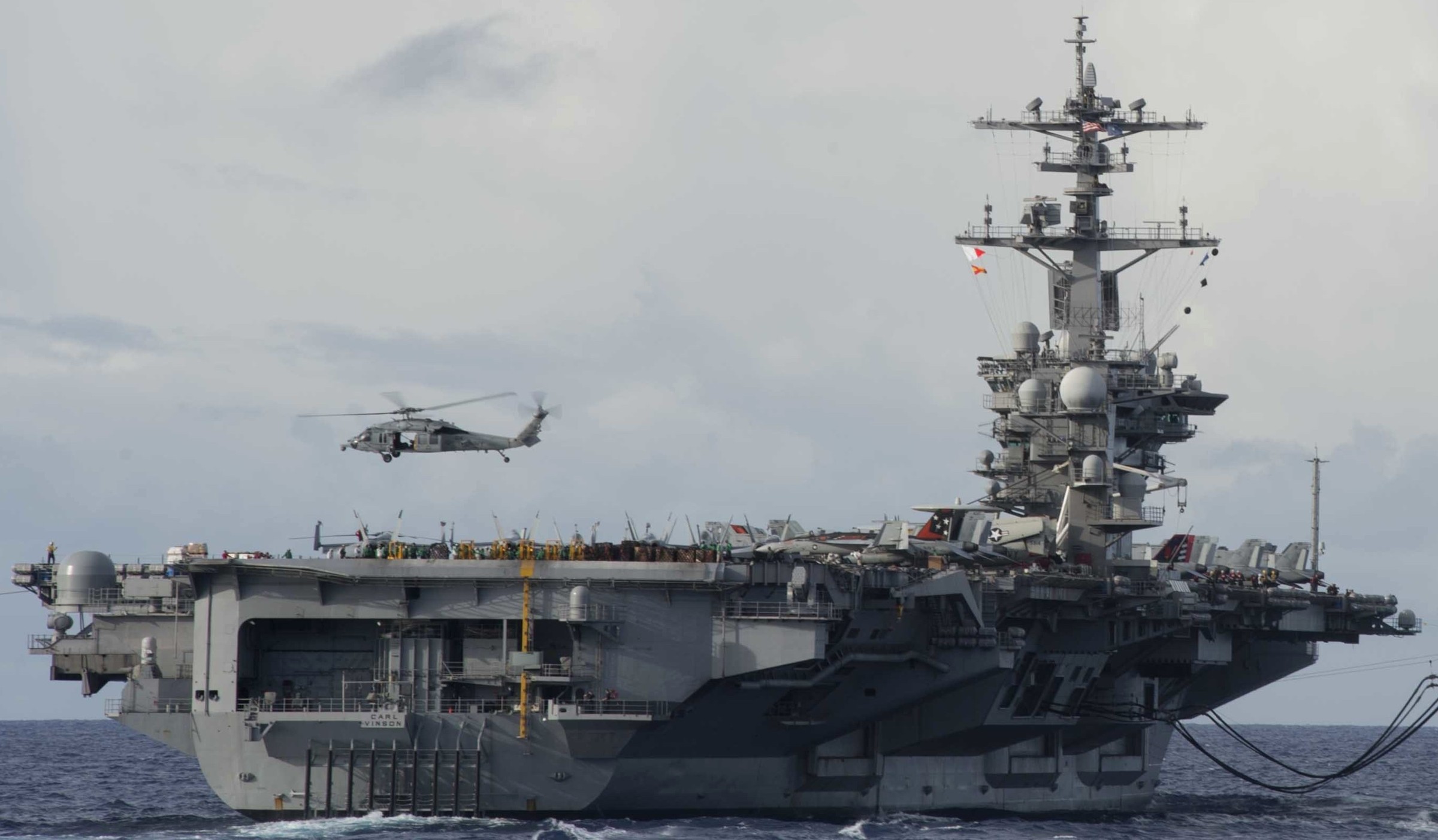 cvn-70 uss carl vinson nimitz class aircraft carrier air wing cvw-17 us navy exercise valiant shield 232