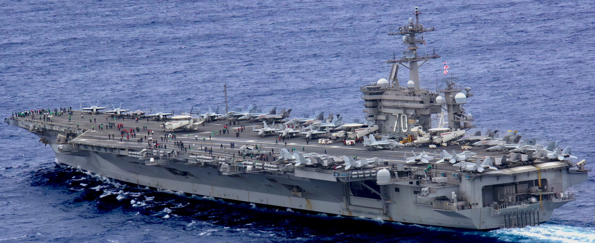 cvn-70 uss carl vinson nimitz class aircraft carrier air wing cvw-2 us navy annualex pacific 376