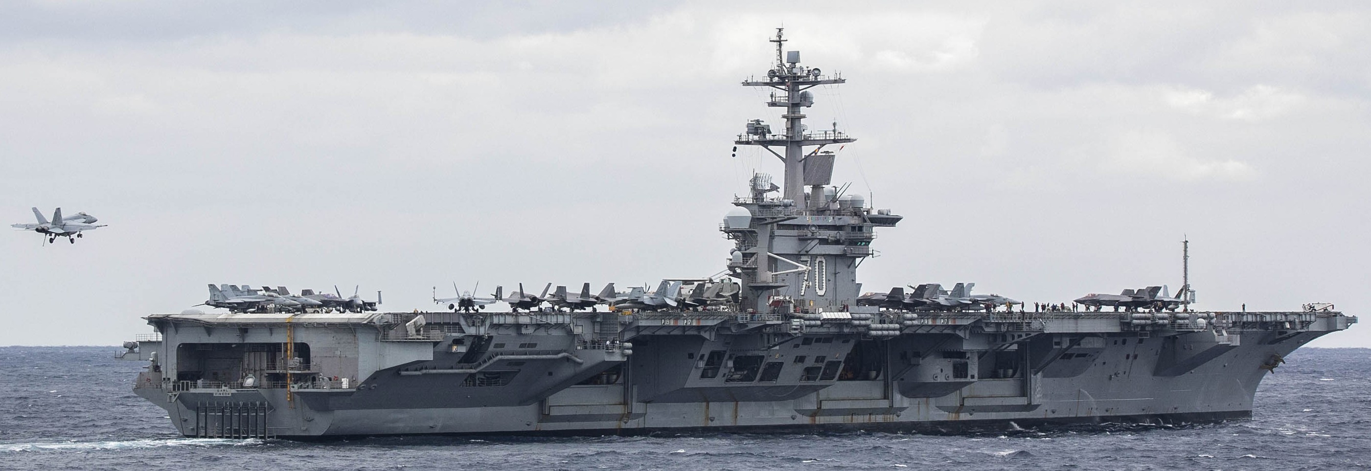 cvn-70 uss carl vinson nimitz class aircraft carrier air wing cvw-2 philippine sea 378