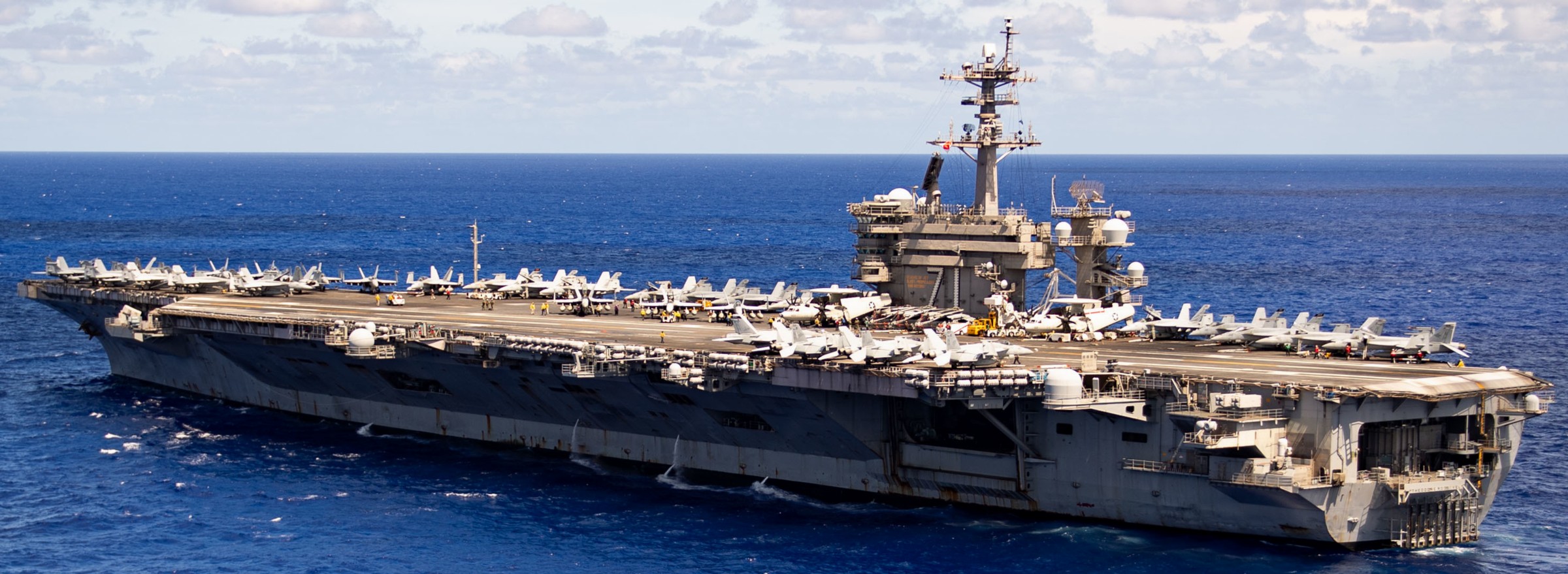 cvn-71 uss theodore roosevelt nimitz class aircraft carrier air wing cvw-11 philippine sea 271