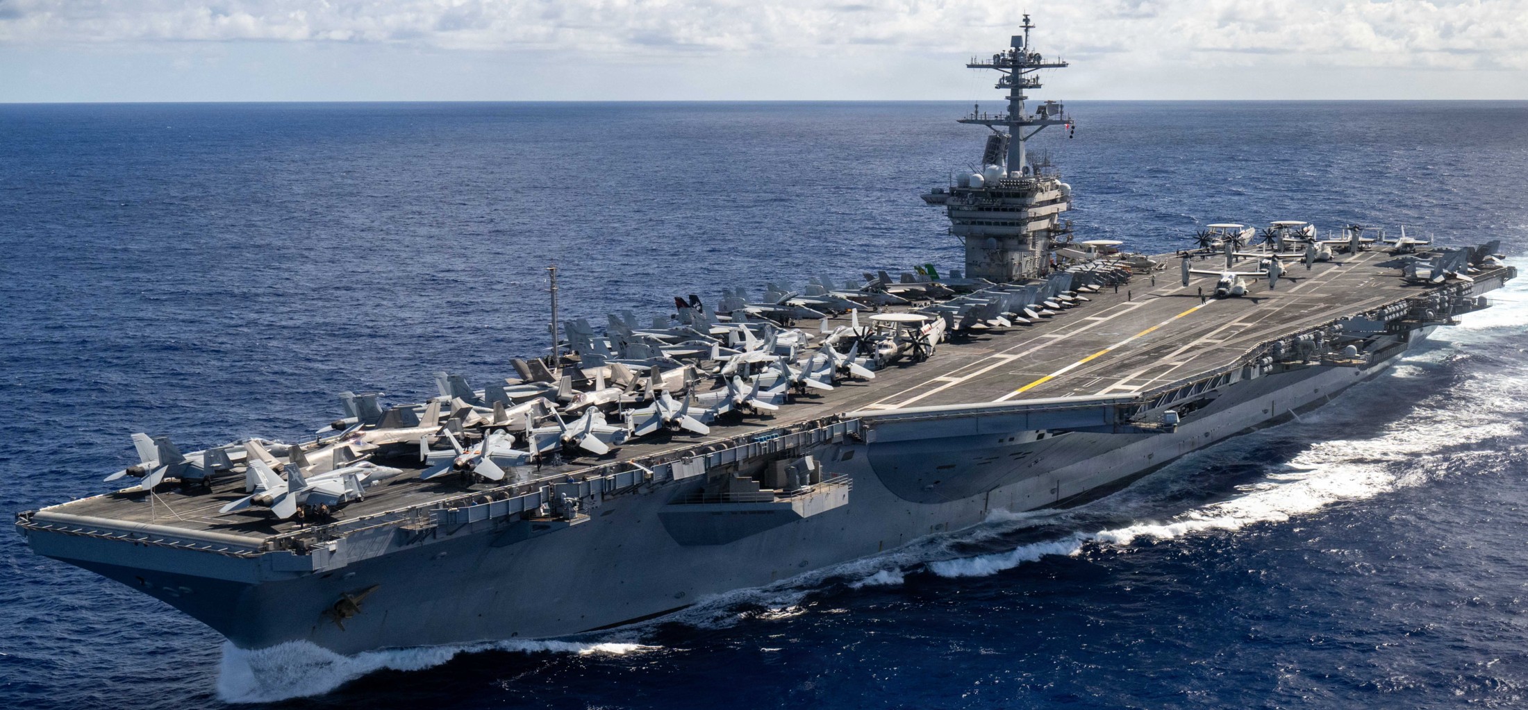 uss theodore roosevelt cvn-71 aircraft carrier air wing cvw-11 pacific ocean june 2026 321