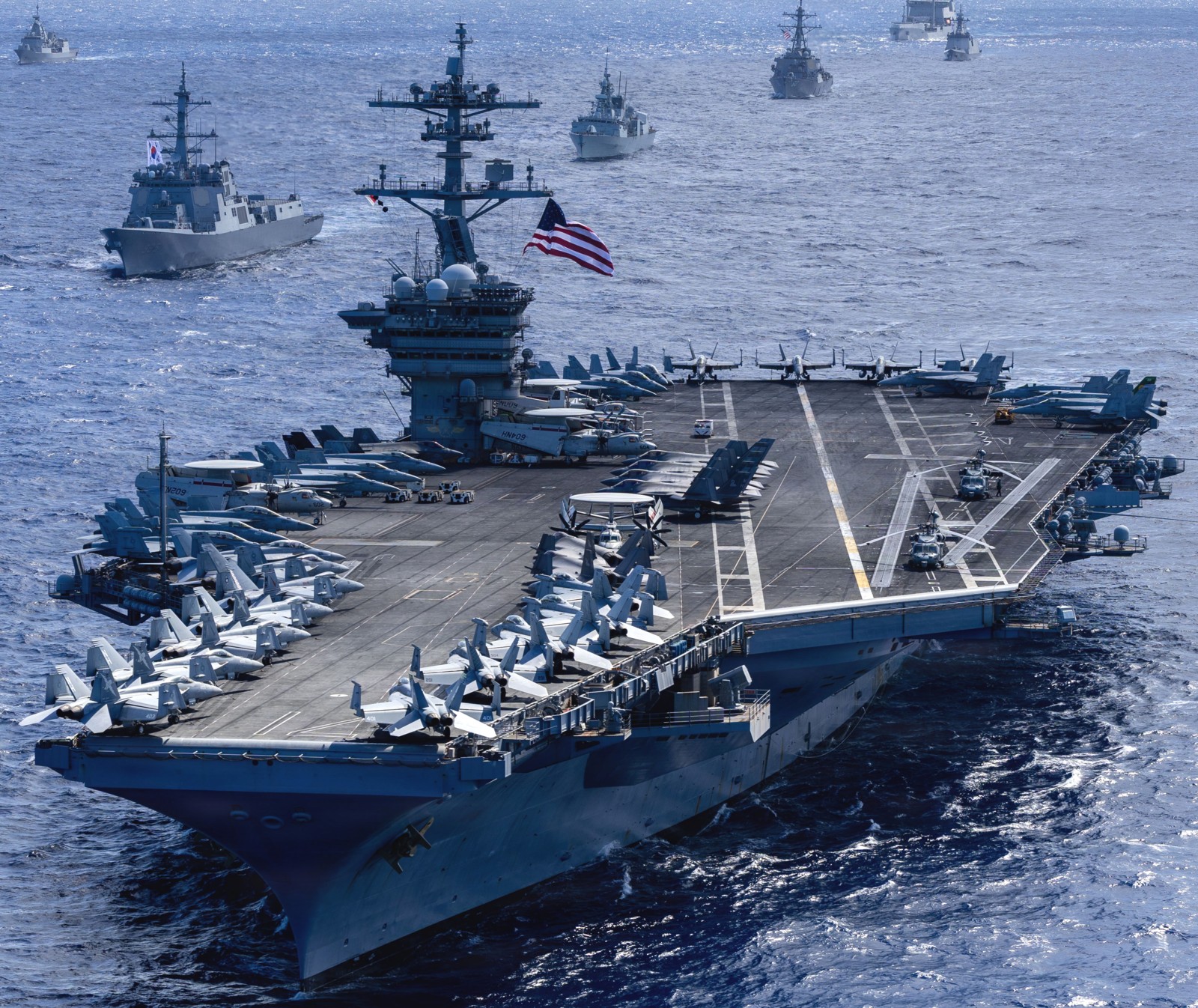 uss theodore roosevelt cvn-71 aircraft carrier air wing cvw-11 rimpac 2026 at-sea-phase 331