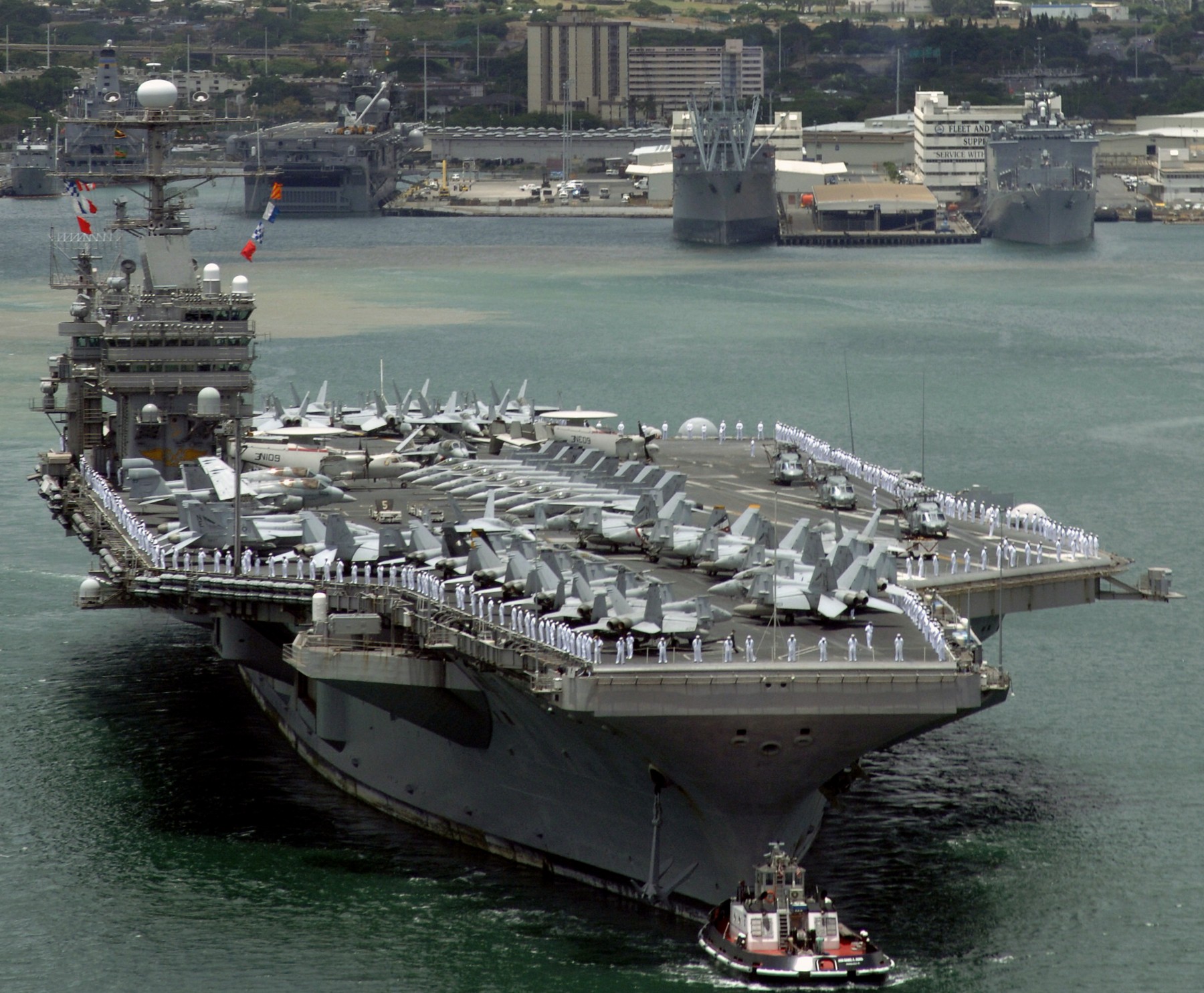 cvn-72 uss abraham lincoln nimitz class aircraft carrier air wing cvw-2 us navy naval station pearl harbor hawaii 102