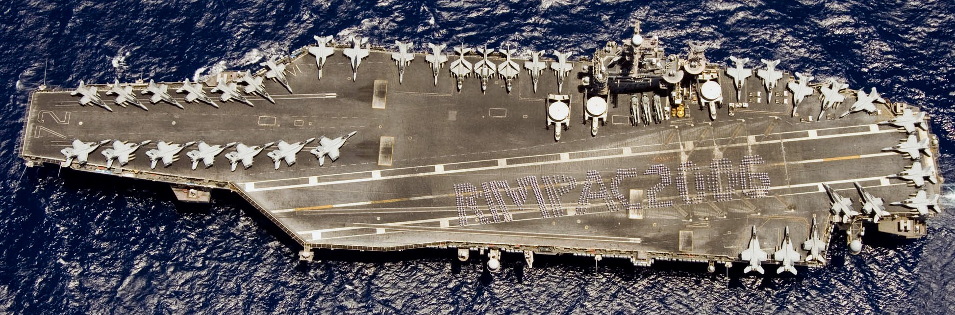 cvn-72 uss abraham lincoln nimitz class aircraft carrier air wing cvw-2 us navy rimpac 2006 103
