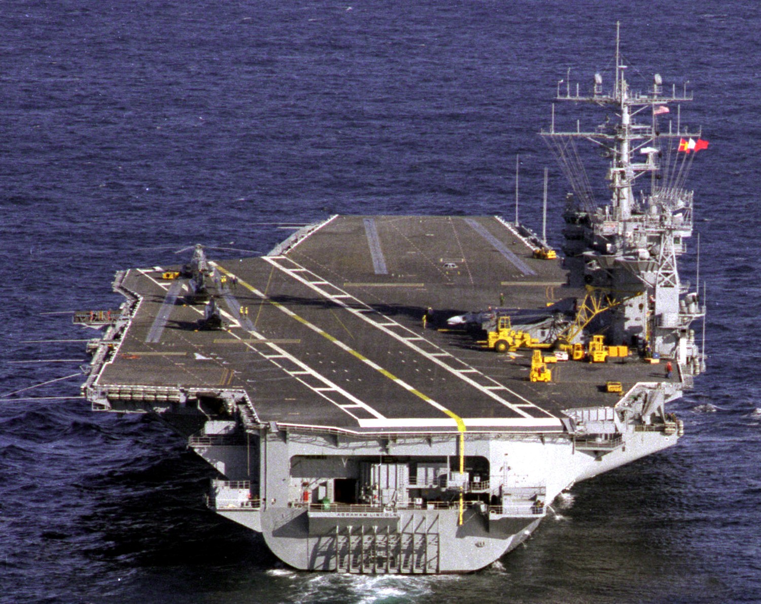 cvn-72 uss abraham lincoln nimitz class aircraft carrier us navy 127