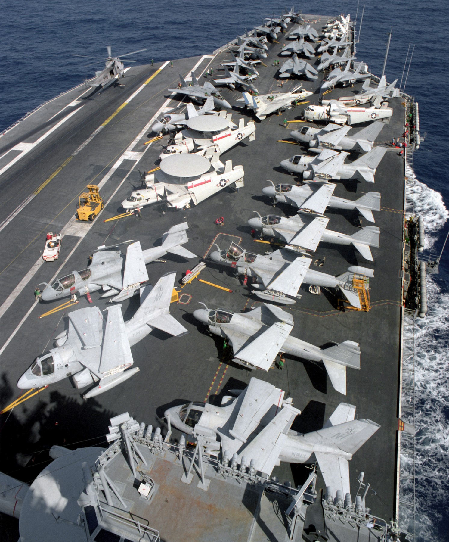 cvn-72 uss abraham lincoln nimitz class aircraft carrier air wing cvw-11 us navy atlantic ocean 155