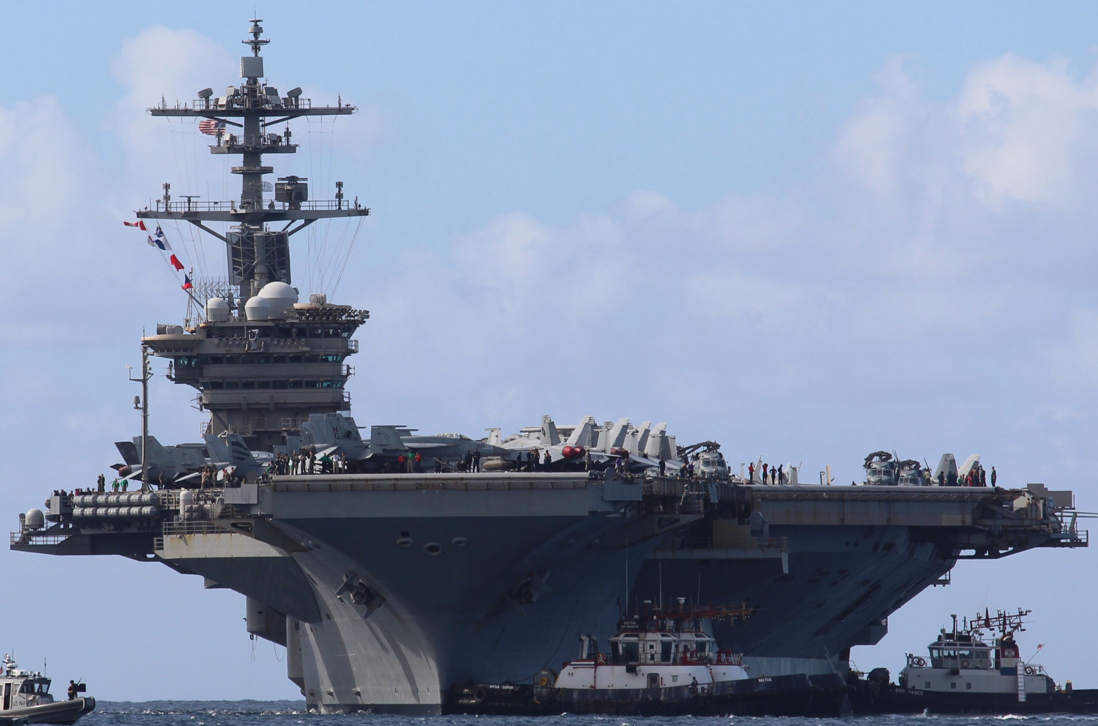 cvn-72 uss abraham lincoln aircraft carrier naval base guam apra harbor 2025 229