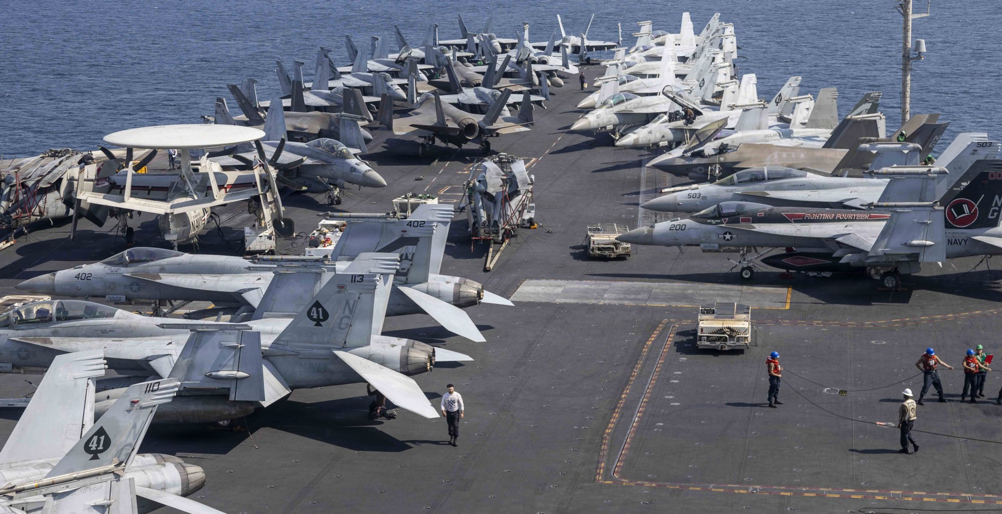 cvn-72 uss abraham lincolncarrier air wing cvw-9 operation epic fury iran 235