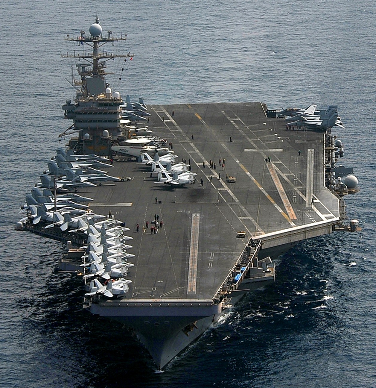 cvn-72 uss abraham lincoln nimitz class aircraft carrier air wing cvw-2 us navy p19