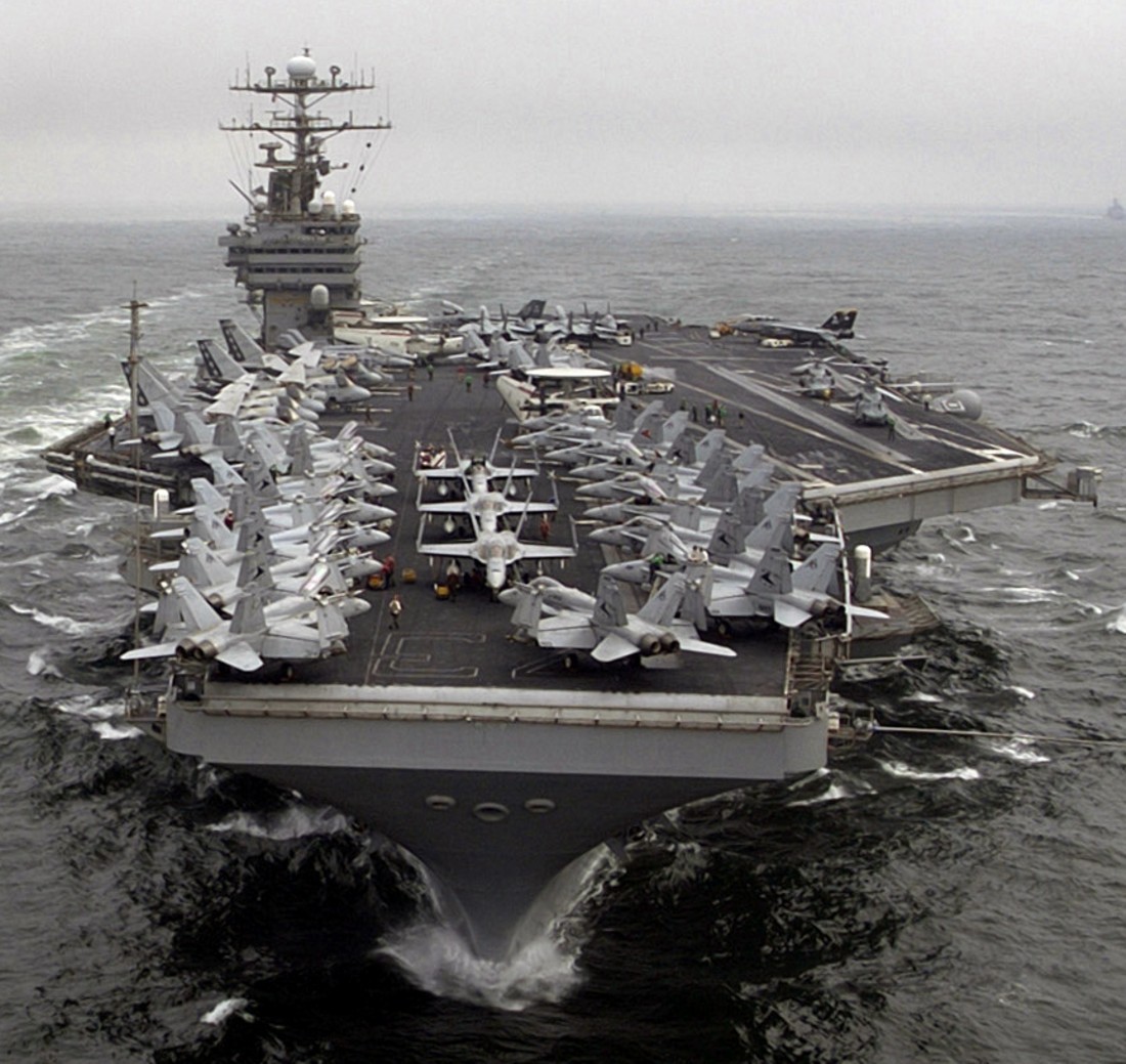 cvn-73 uss george washington nimitz class aircraft carrier air wing cvw-17 enduring freedom 07