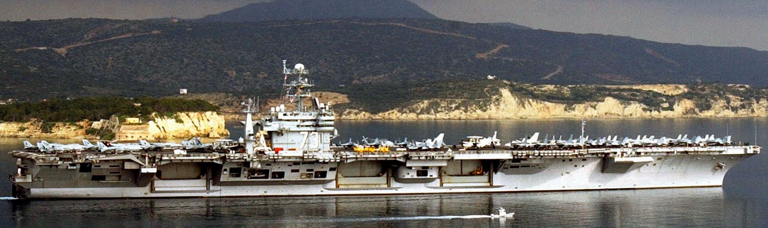 cvn-73 uss george washington nimitz class aircraft carrier air wing cvw-7 souda bay crete greece 13