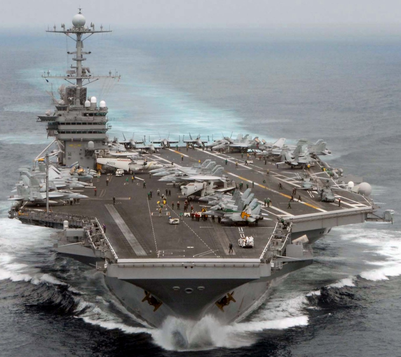 cvn-73 uss george washington nimitz class aircraft carrier air wing cvw-5 pacific ocean 35