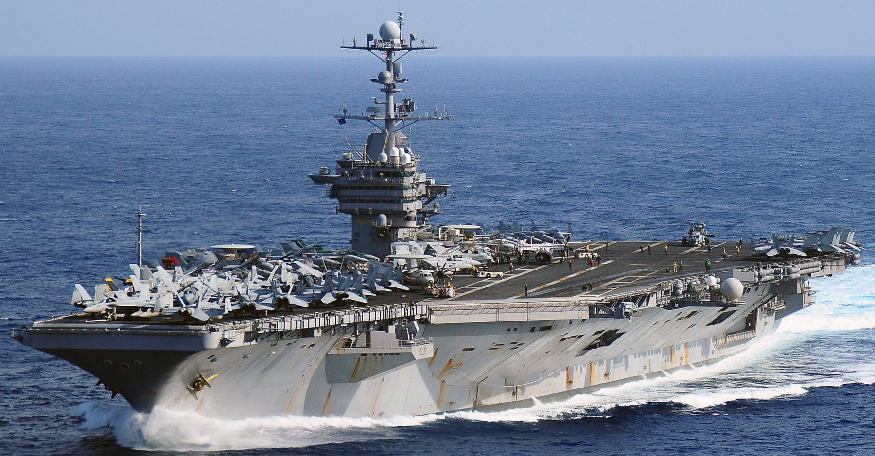 cvn-73 uss george washington nimitz class aircraft carrier air wing cvw-5 annualex 2009 51