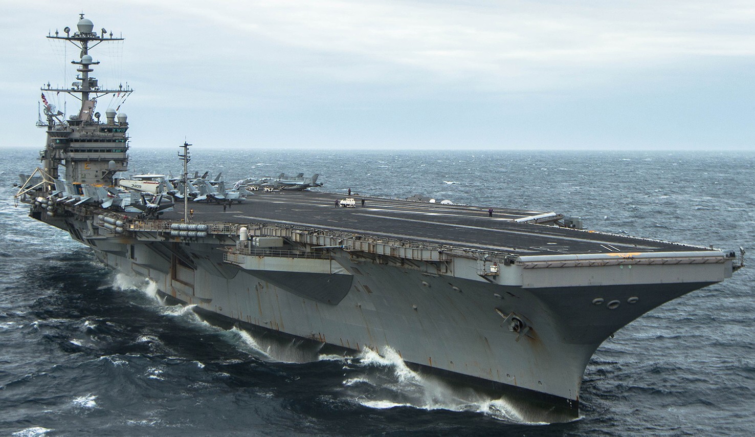 cvn-73 uss george washington nimitz class aircraft carrier air wing cvw-2 exercise unitas 2015 129