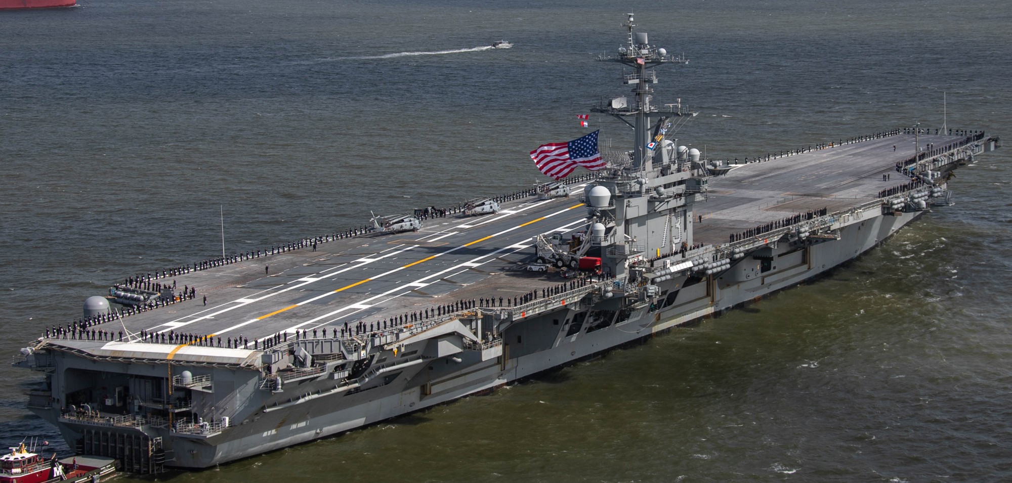 cvn-73 uss george washington nimitz class aircraft carrier departing naval station norfolk virginia 2024 148