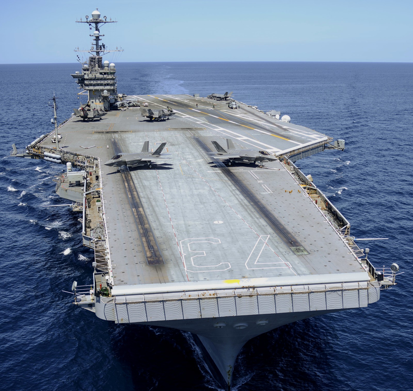 cvn-73 uss george washington nimitz class aircraft carrier f-35c lightning ii vfa-101 vx-23 test 171