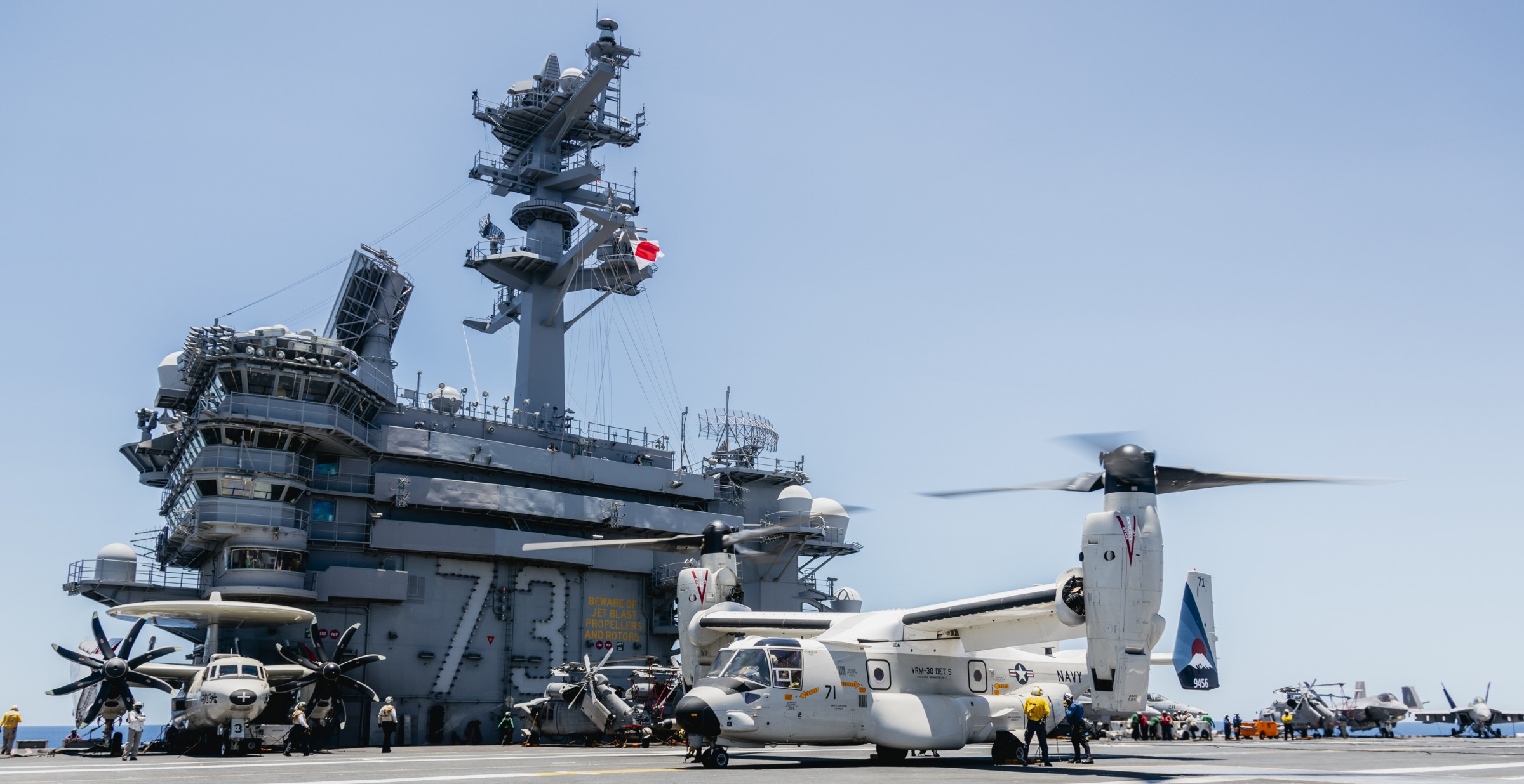 uss george washington cvn-73 aircraft carrier us navy 2024 southern seas deployment 180