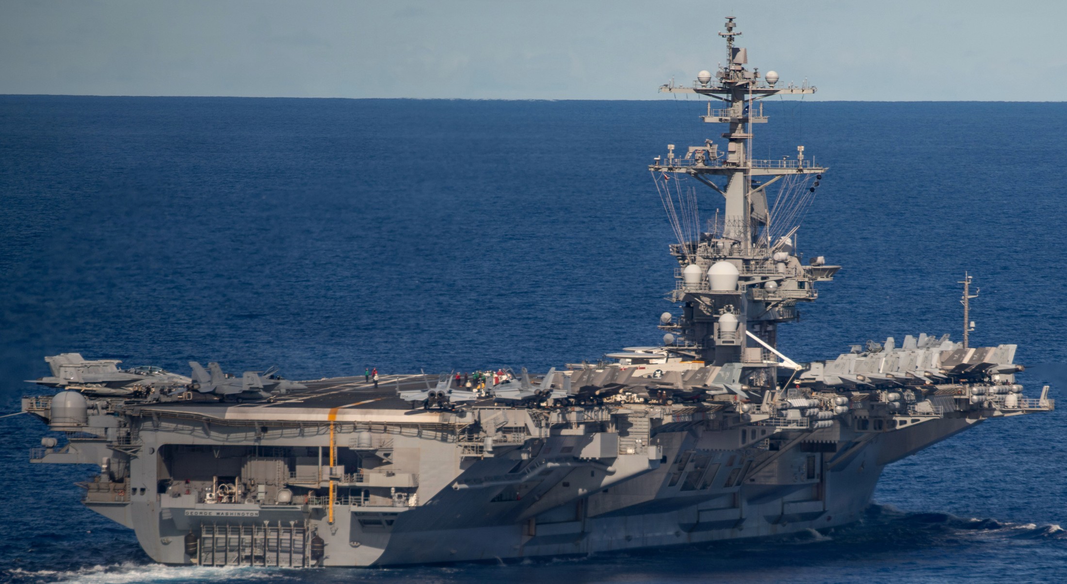 uss george washington cvn-73 aircraft carrier air wing cvw-5 us navy philippine sea 2026 187