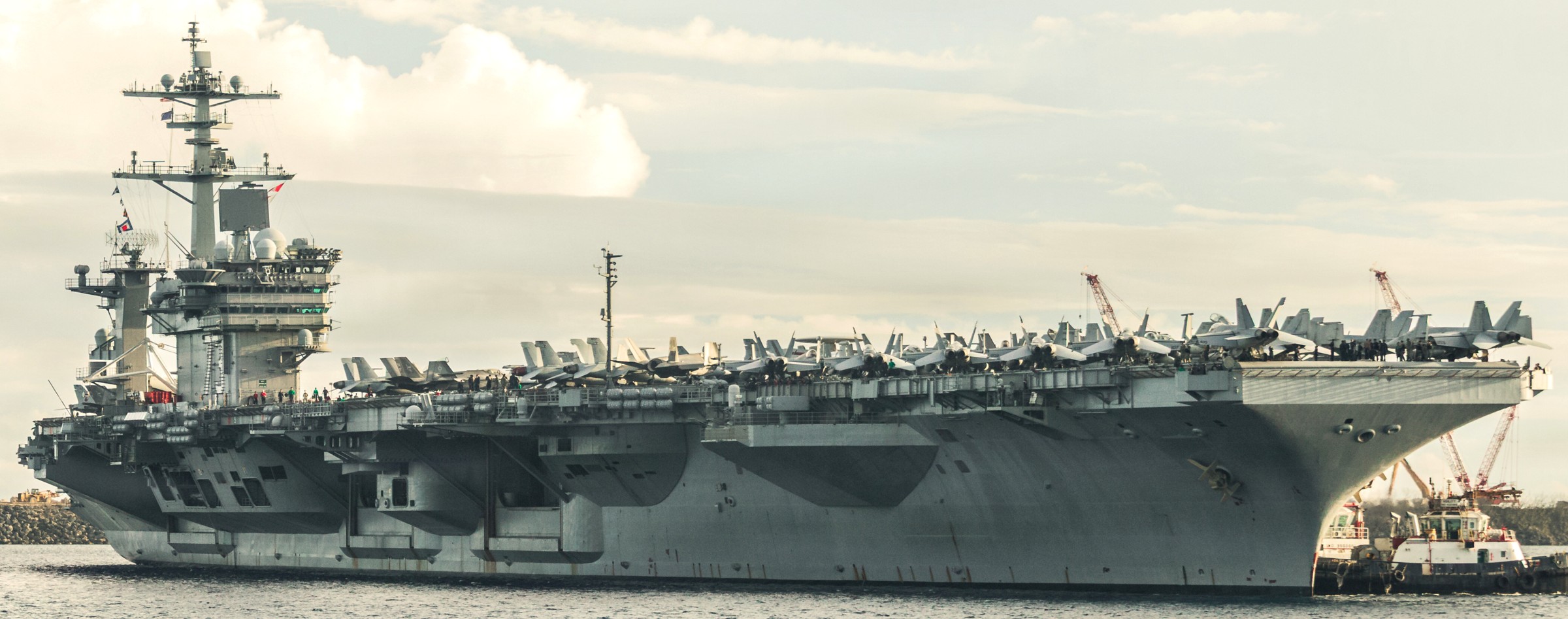 uss george washington cvn-73 aircraft carrier air wing cvw-5 arriving naval base guam apra june 2026 189