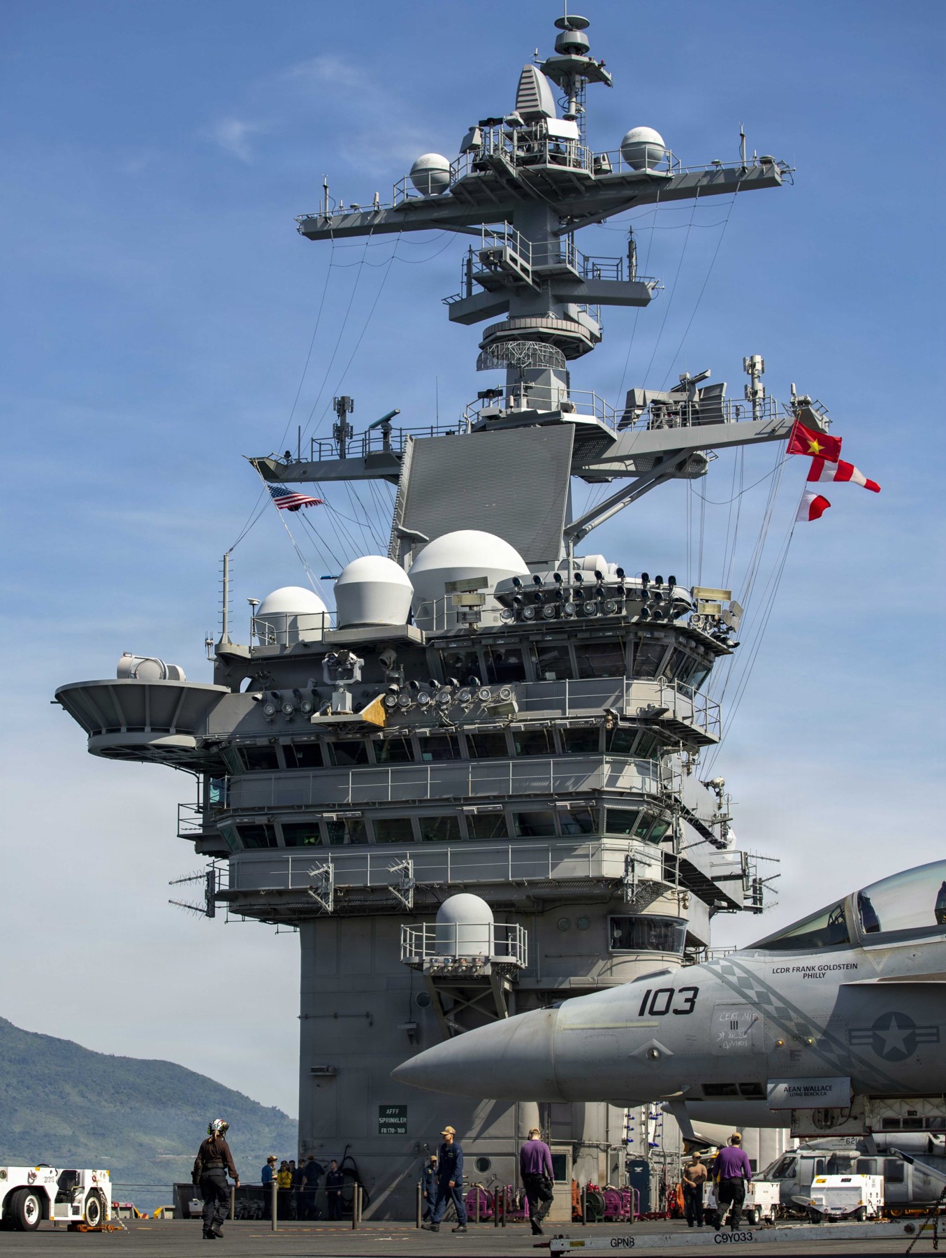uss george washington cvn-73 aircraft carrier air wing cvw-5 da nang vietnam july 2026 191