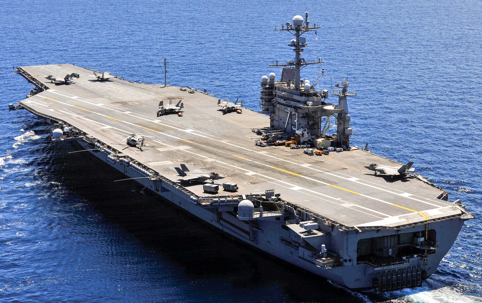 cvn-73 uss george washington nimitz class aircraft carrier f-35c lightning ii vfa-101 vx-23 test 04