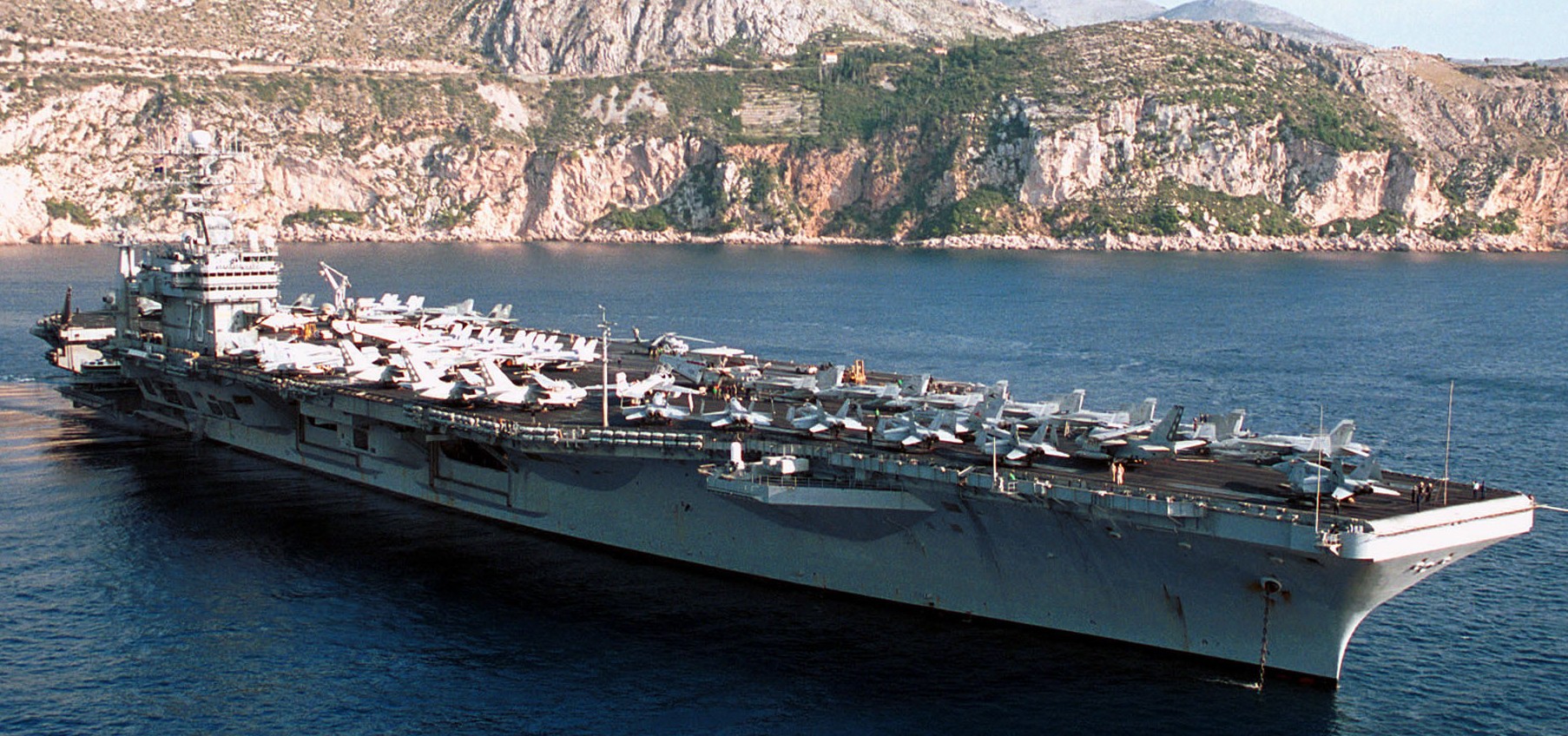 cvn-73 uss george washington nimitz class aircraft carrier air wing cvw-17 dubrovnik croatia 102