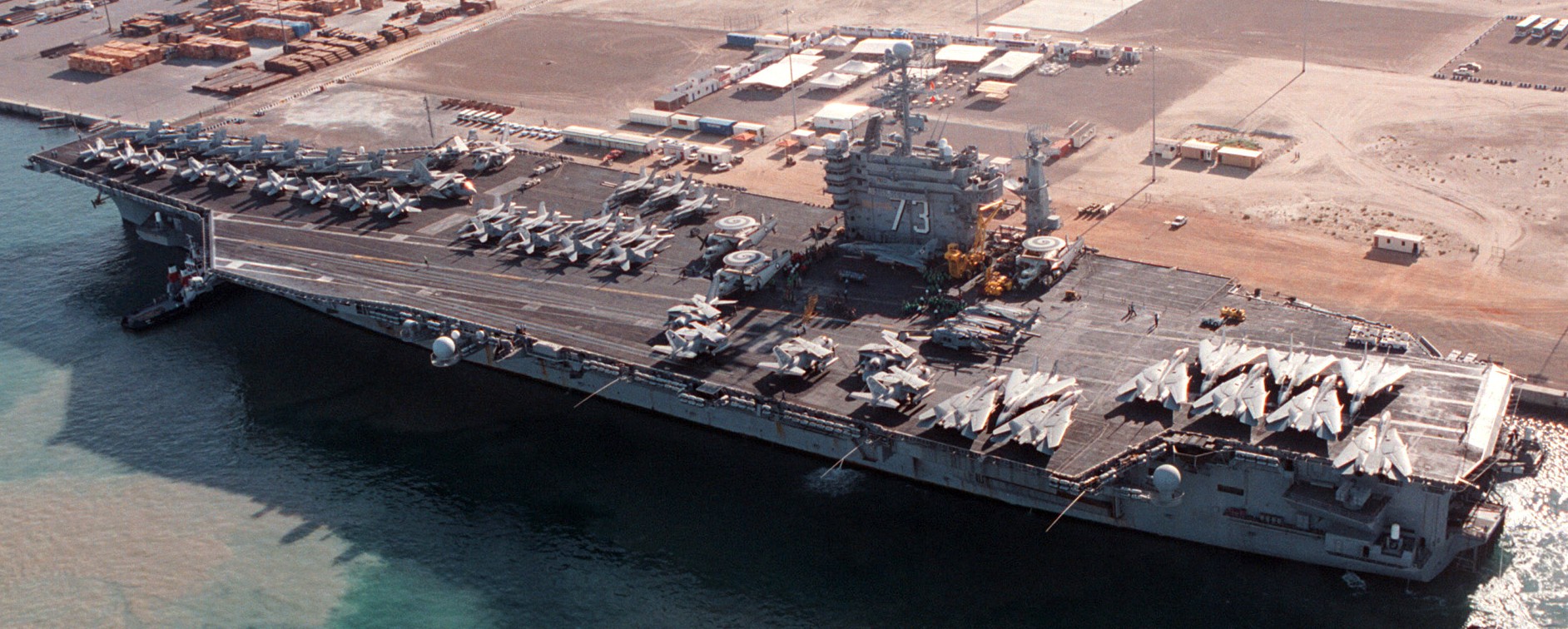 cvn-73 uss george washington nimitz class aircraft carrier air wing cvw-1 jebel ali port uae 135