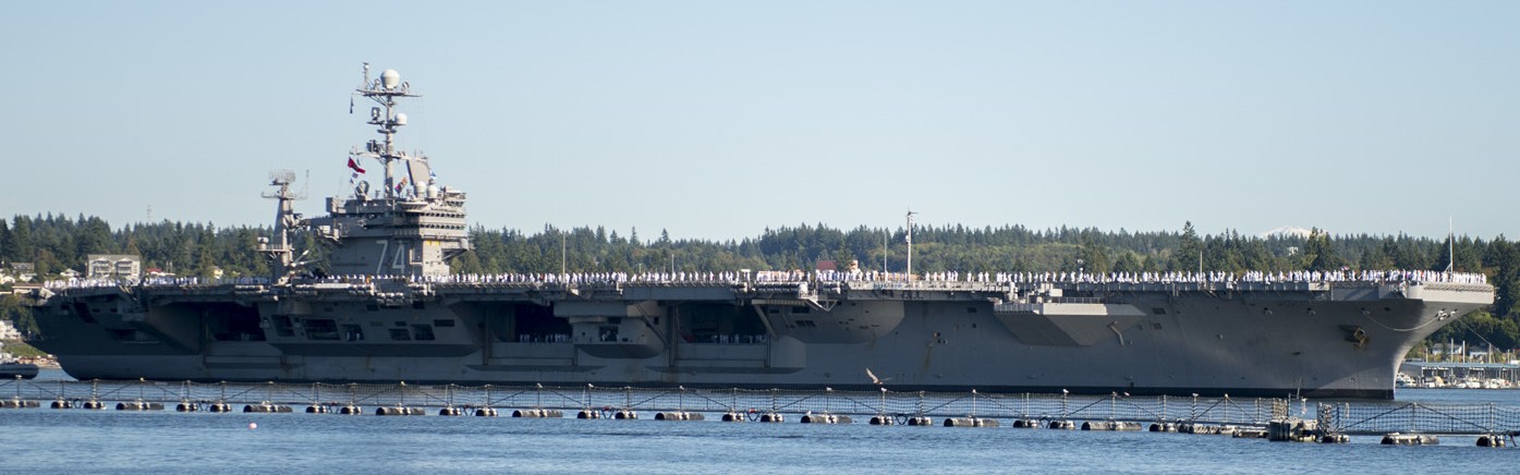 cvn-74 uss john c. stennis nimitz class aircraft carrier puget sound nsimf washington 92