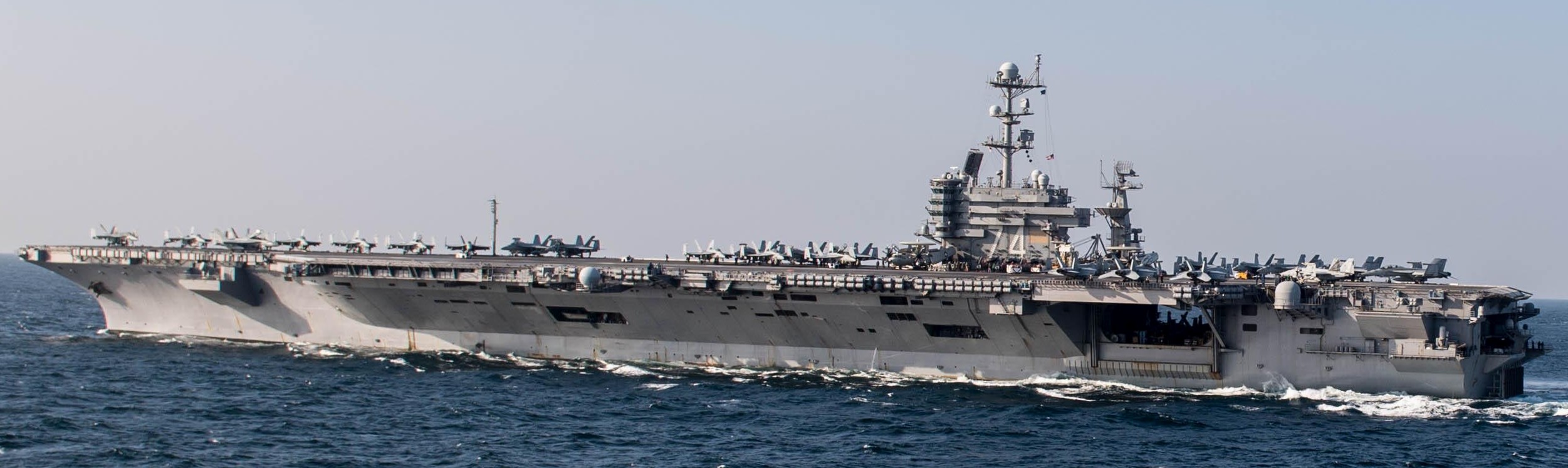 cvn-74 uss john c. stennis nimitz class aircraft carrier air wing cvw-9 arabian sea 109