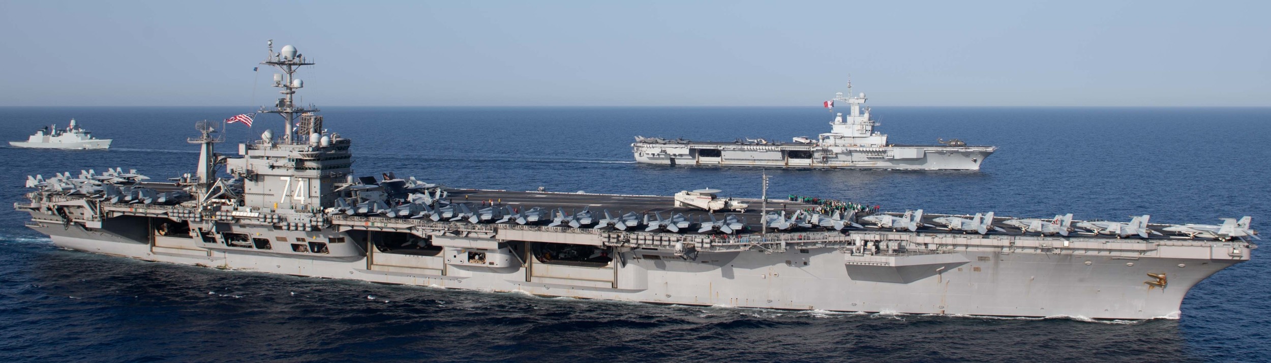 cvn-74 uss john c. stennis nimitz class aircraft carrier air wing cvw-9 125