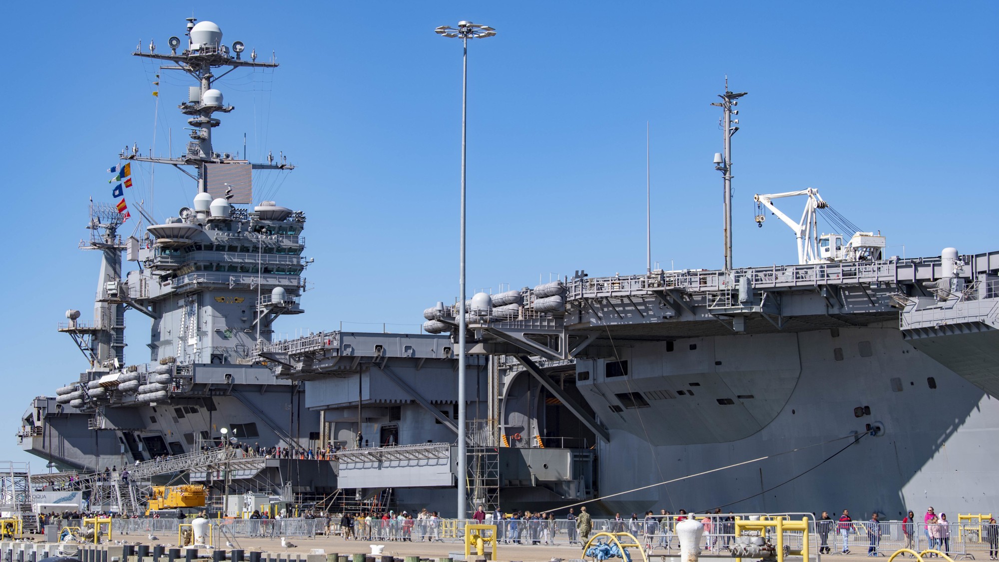 cvn-74 uss john c. stennis nimitz class aircraft carrier fleet week hampton roads norfolk virginia 140