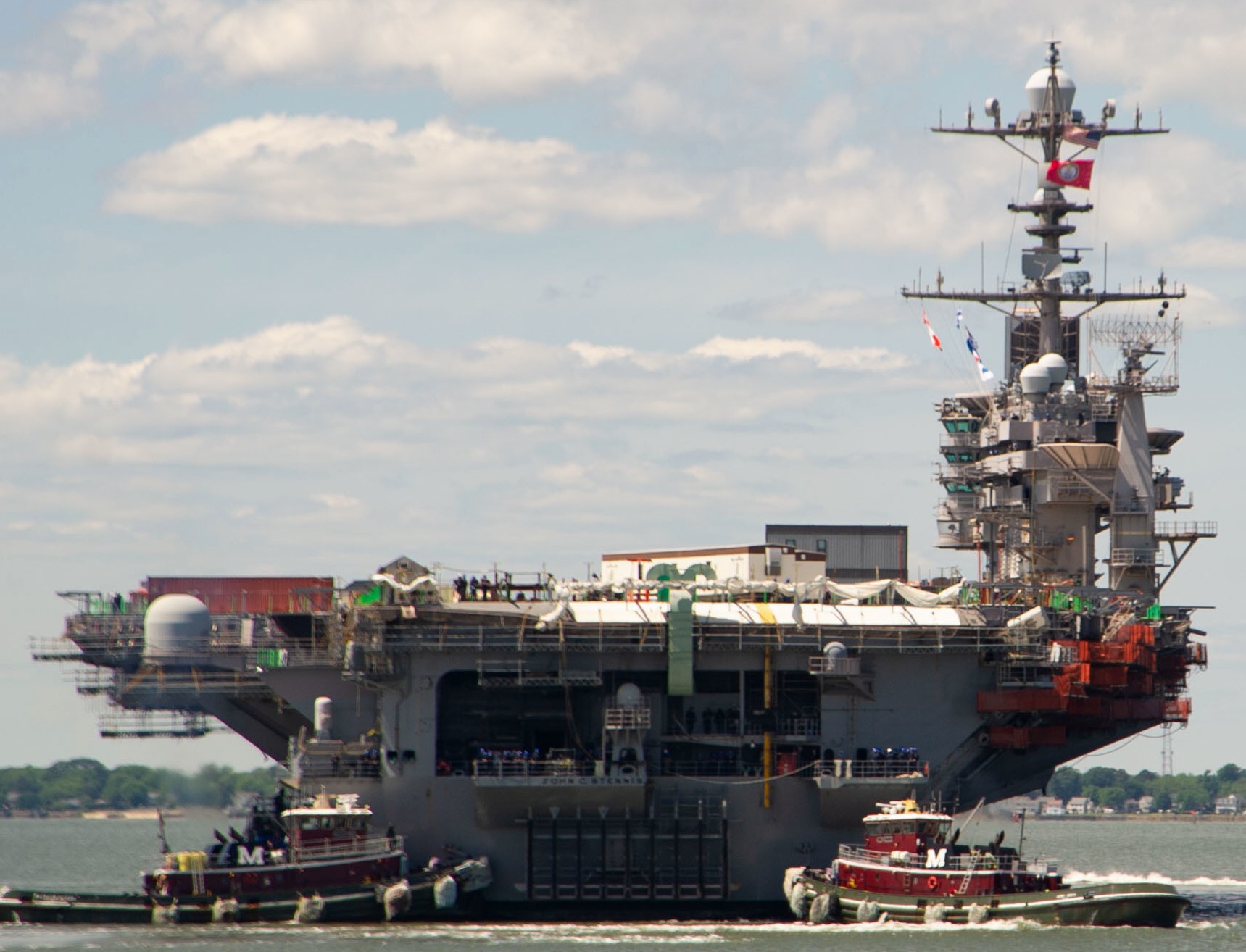 cvn-74 uss john c. stennis nimitz class aircraft carrier naval station norfolk newport news virginia 149