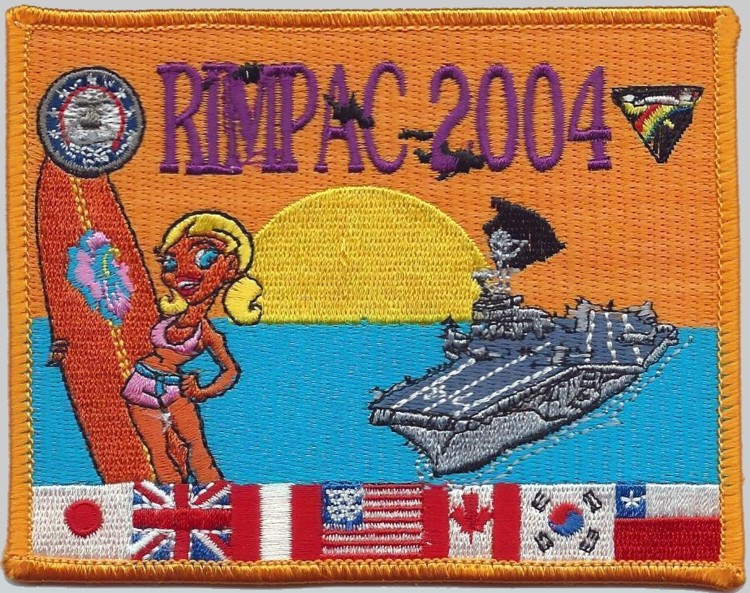 cvn-74 uss john c. stennis cruise patch rimpac 2004